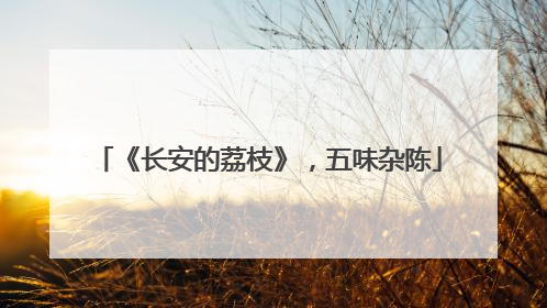 《长安的荔枝》，五味杂陈