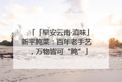 「早安云南·滇味」新平腌菜：百年老手艺，万物皆可“腌”