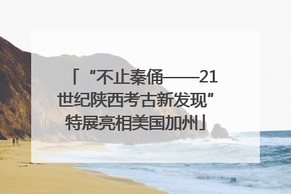 “不止秦俑——21世纪陕西考古新发现”特展亮相美国加州