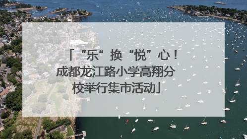 “乐”换“悦”心！成都龙江路小学高翔分校举行集市活动