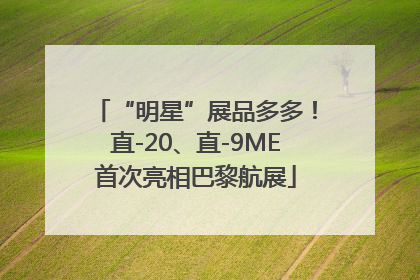 “明星”展品多多！直-20、直-9ME首次亮相巴黎航展