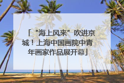 “海上风来”吹进京城！上海中国画院中青年画家作品展开幕