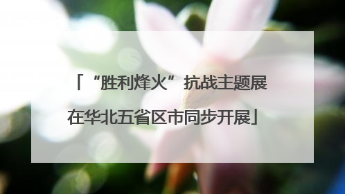 “胜利烽火”抗战主题展在华北五省区市同步开展