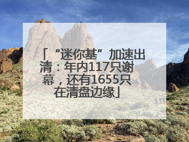 “迷你基”加速出清：年内117只谢幕，还有1655只在清盘边缘