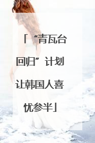 “青瓦台回归”计划让韩国人喜忧参半