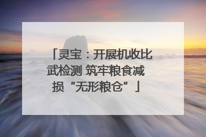 灵宝：开展机收比武检测 筑牢粮食减损“无形粮仓”