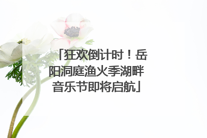 狂欢倒计时！岳阳洞庭渔火季湖畔音乐节即将启航