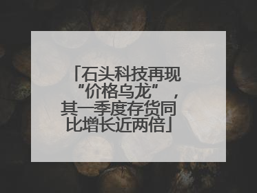 石头科技再现“价格乌龙”，其一季度存货同比增长近两倍