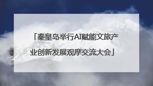 秦皇岛举行AI赋能文旅产业创新发展观摩交流大会