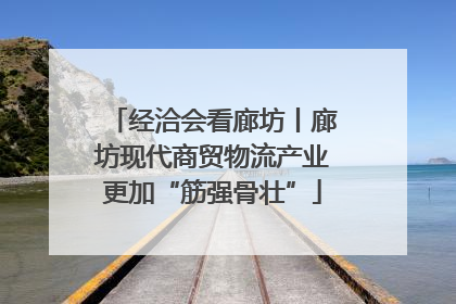 经洽会看廊坊丨廊坊现代商贸物流产业更加“筋强骨壮”