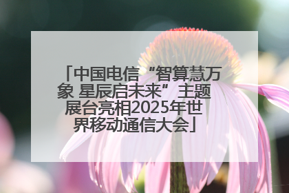 中国电信“智算慧万象 星辰启未来”主题展台亮相2025年世界移动通信大会