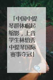 中国中提琴群体崛起缩影，上音学生林怡秀中提琴国际赛事夺冠