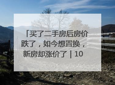 买了二手房后房价跌了，如今想置换，新房却涨价了｜100个买房故事