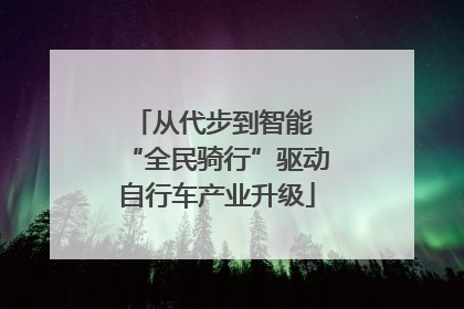 从代步到智能 “全民骑行”驱动自行车产业升级