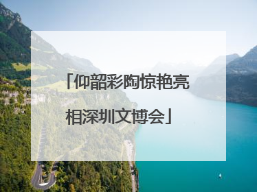 仰韶彩陶惊艳亮相深圳文博会