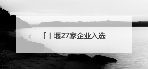 十堰27家企业入选湖北省数据要素型企业（第二批）名单