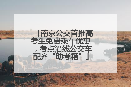 南京公交首推高考生免费乘车优惠，考点沿线公交车配齐“助考箱”