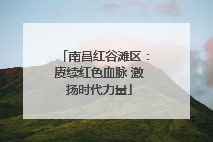 南昌红谷滩区：赓续红色血脉 激扬时代力量
