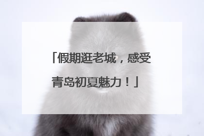 假期逛老城，感受青岛初夏魅力！