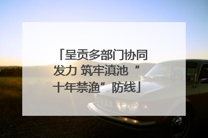 呈贡多部门协同发力 筑牢滇池“十年禁渔”防线