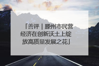 善评｜滕州市民营经济在创新沃土上绽放高质量发展之花