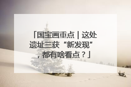 国宝画重点｜这处遗址三获“新发现”，都有啥看点？