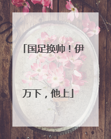 国足换帅！伊万下，他上