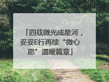 四载微光成星河，妥妥E行再续“微心愿”温暖篇章