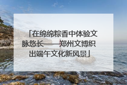 在绵绵粽香中体验文脉悠长——郑州文博织出端午文化新风景