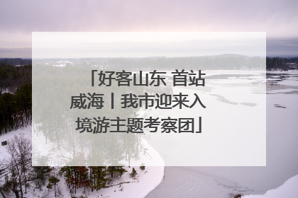 好客山东 首站威海丨我市迎来入境游主题考察团