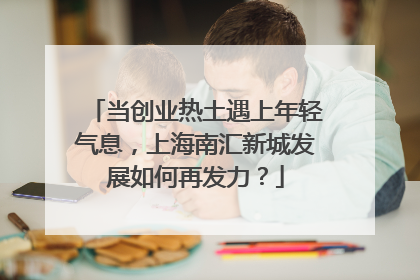 当创业热土遇上年轻气息，上海南汇新城发展如何再发力？