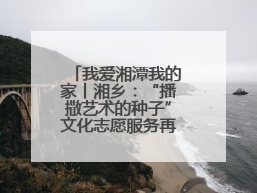 我爱湘潭我的家丨湘乡：“播撒艺术的种子”文化志愿服务再开“繁花”