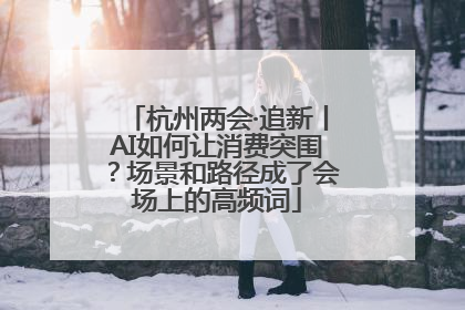 杭州两会·追新丨AI如何让消费突围？场景和路径成了会场上的高频词