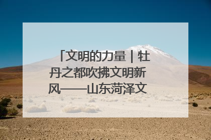 文明的力量｜牡丹之都吹拂文明新风——山东菏泽文明创建一线见闻