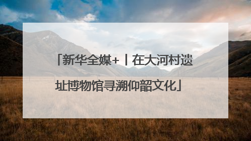 新华全媒+丨在大河村遗址博物馆寻溯仰韶文化