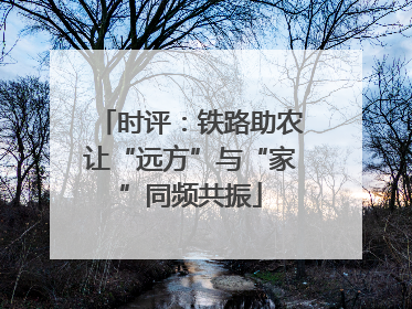 时评：铁路助农让“远方”与“家”同频共振