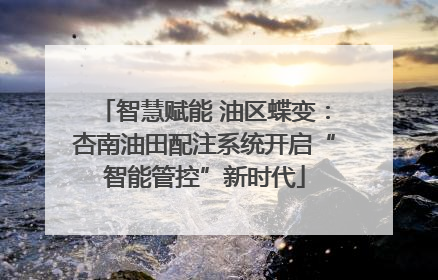 智慧赋能 油区蝶变：杏南油田配注系统开启“智能管控”新时代