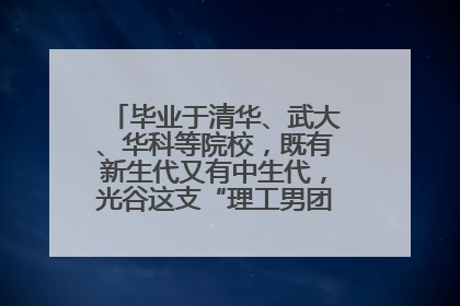 毕业于清华、武大、华科等院校，既有新生代又有中生代，光谷这支“理工男团”为何“出道”？