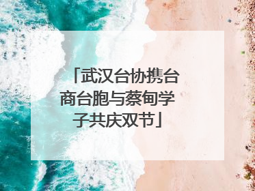 武汉台协携台商台胞与蔡甸学子共庆双节