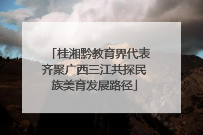 桂湘黔教育界代表齐聚广西三江共探民族美育发展路径