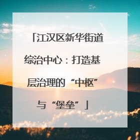江汉区新华街道综治中心：打造基层治理的“中枢”与“堡垒”