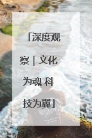 深度观察｜文化为魂 科技为翼