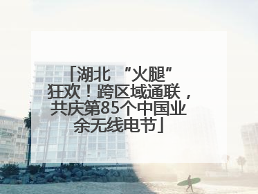 湖北 “火腿” 狂欢！跨区域通联，共庆第85个中国业余无线电节