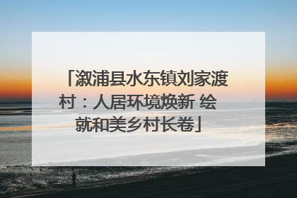 溆浦县水东镇刘家渡村：人居环境焕新 绘就和美乡村长卷