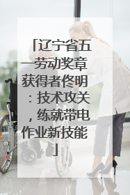 辽宁省五一劳动奖章获得者佟明：技术攻关，练就带电作业新技能