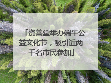 资善堂举办端午公益文化节，吸引近两千名市民参加