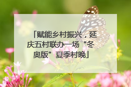 赋能乡村振兴，延庆五村联办一场“冬奥版”夏季村晚