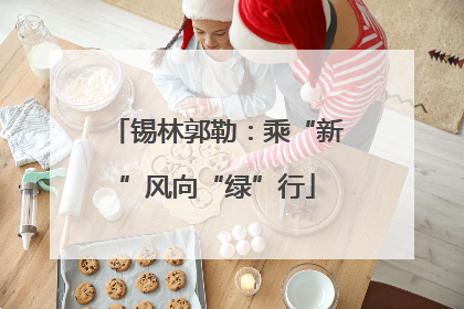 锡林郭勒：乘“新”风向“绿”行