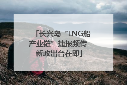 长兴岛“LNG船产业链”捷报频传 新政出台在即