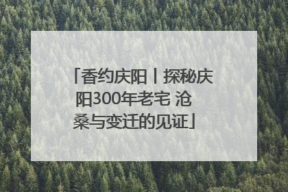 香约庆阳丨探秘庆阳300年老宅 沧桑与变迁的见证